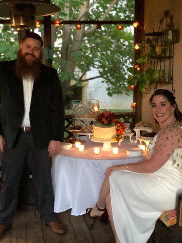 2020 - Matt's mom made our wedding cake and Katie's parents hosted at their home, which has seen many McCoy family celebrations throughout the years. It was such a special day!