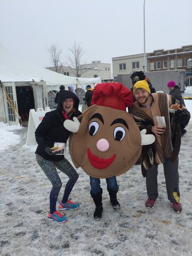 February 10, 2018 -  5K Pączki Run in Hamtramck, Michigan.