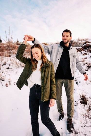Edan and Lisa in Park City.
