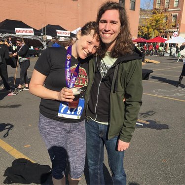 Post-Half-Marathon Snuggles