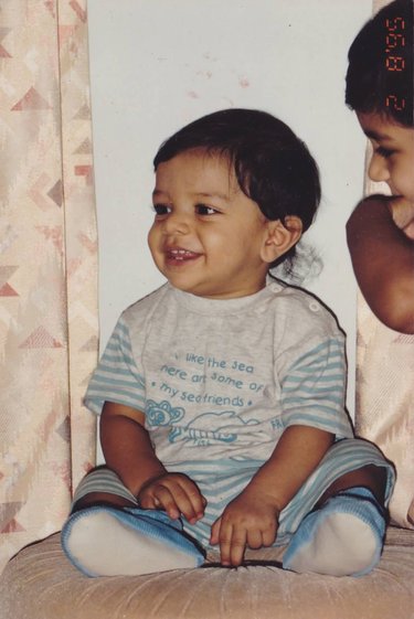 Prateek at 9 months, '95