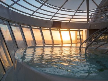 Hot Tubs in the Solarium