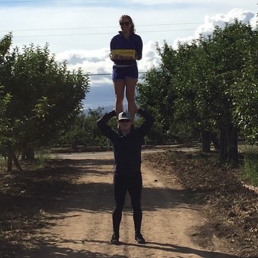 2-high with strawberries on local at Carmel / Gillroy May 2016