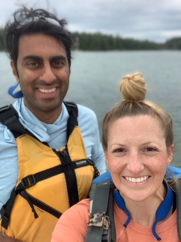 Kayaking with Momma D in Les Cheneaux