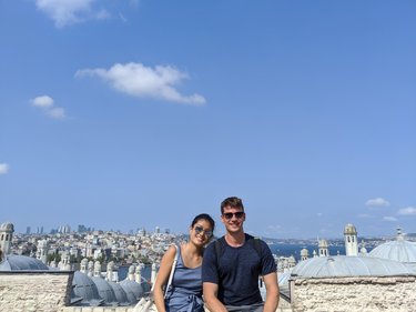 The skyline of Istanbul - we chose to match with the city's colors. How did we do?