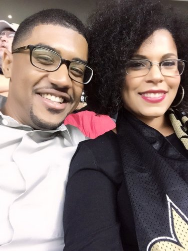 Geaux Saints! Our first Saints game together!