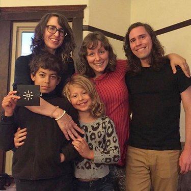 Hanging with Cousin Amy, Miles, and Della!  (Joy, Peter and Shine not pictured but loved)