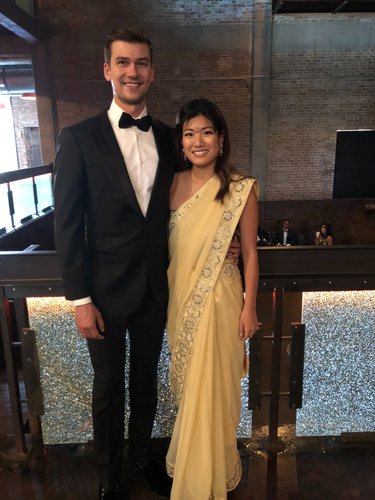 Occasionally we get dressed up!