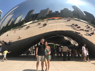 Touristic Picture at The Bean