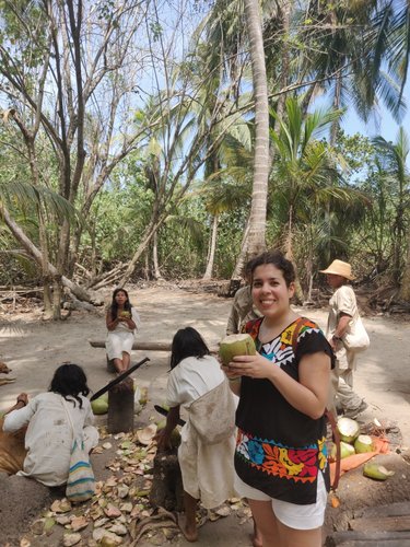 Chilling with los Kogis in Tayrona