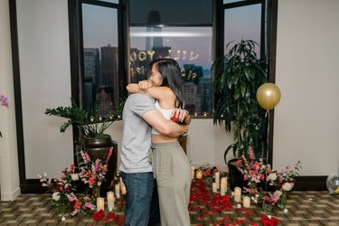 The proposal at The Westin St. Francis in San Francisco, CA.