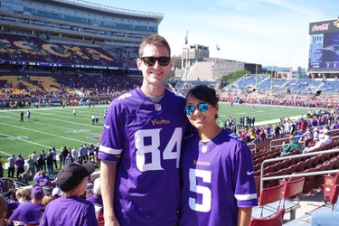 Vikings game at TCF Stadium 