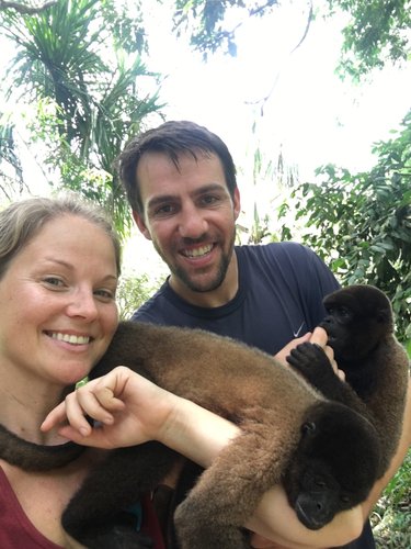 Shawna spent a solo week on Monkey Island in Iquitos, Peru before Jason came to meet her. It was the most time they spent apart during their South American adventure.
