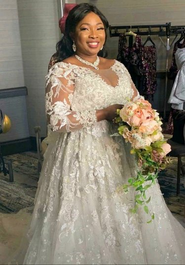 Blushing Bride in Dressing Room