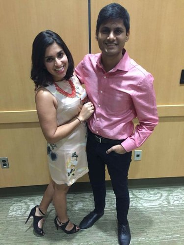 Pretty in pink at a med school benefit