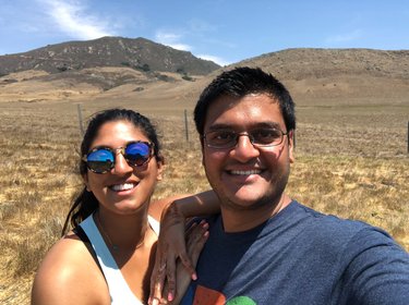 On a hike during a California road trip in 2018.