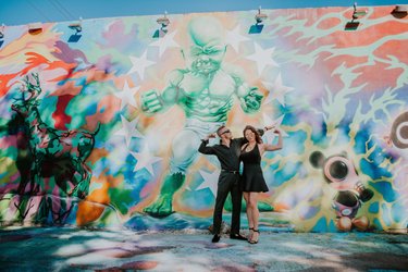 Wynwood Walls engagement shoot