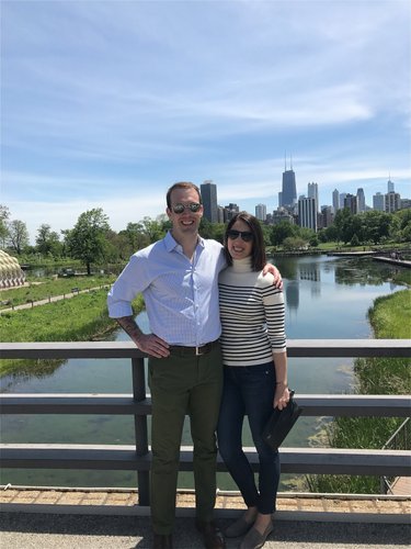 Dave's first trip with Kari to Chicago to meet the Chicago crew!