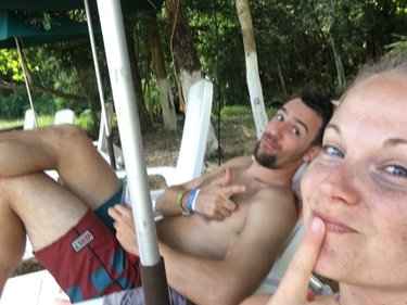 Layover in El Salvador on the way to South America, which turned into a surprise birthday celebration for Jason