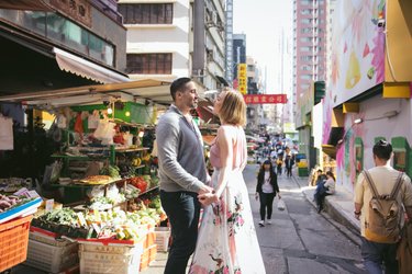 Engagement photos while in Hong Kong