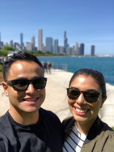 Biking down Lakeshore Drive!