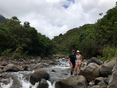waterfalls, hawaii, hiking pic - could we be more basic?