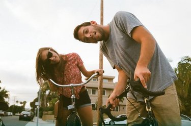 Edan and Lisa in San Diego where they met.