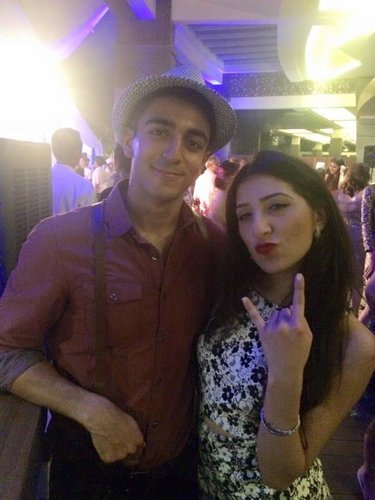 our first photo together!