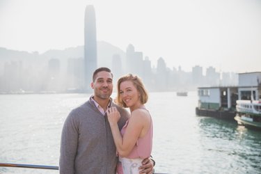Engagement photos while in Hong Kong