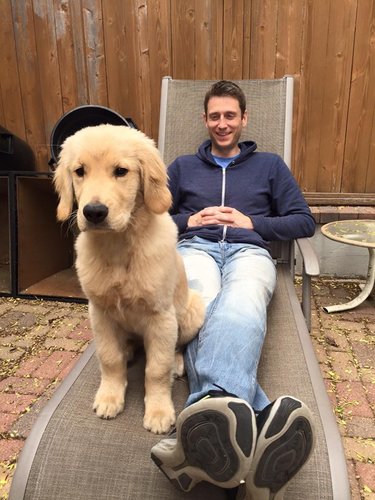 Chillin' with baby Fritz