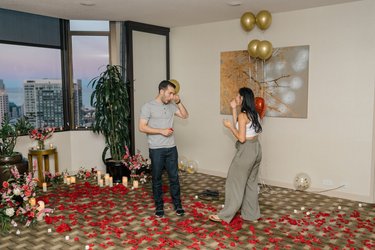 The proposal at The Westin St. Francis in San Francisco, CA.