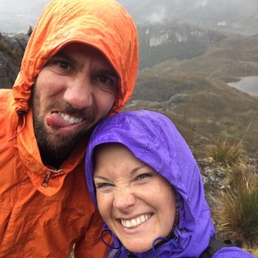 The rainiest hike we've ever been on in El Cajas National Park, Ecuador