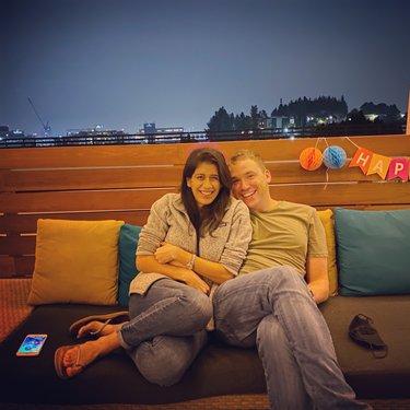 Surprise Birthday Party on the roof