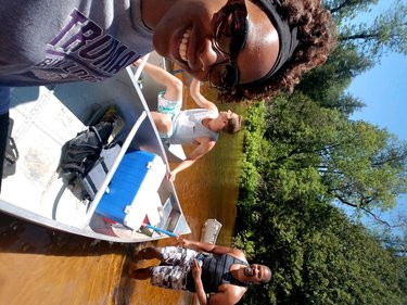 Upper Michigan celebrating the Raftery's 5th Anniversary! This is the famous canoe trip where 'someone' flipped us!