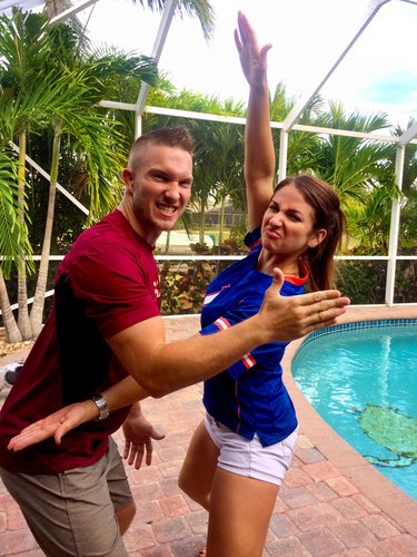 A house divided! But only during this one game every year. 