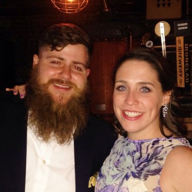 2015 - Our first instagram pic together! From John and Jenna Overington's wedding. 