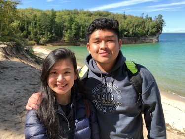 Taking in the View at Pictured Rocks