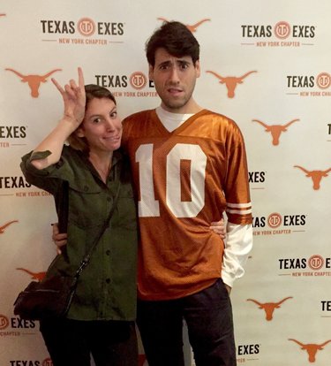 Xan learns (again) that Jared is from Texas...this is her bleeding orange. 