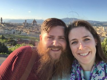 2016 - Trip to Italy. It was here in Florence that we decided to move in together (with Chade!)