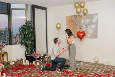 The proposal at The Westin St. Francis in San Francisco, CA.