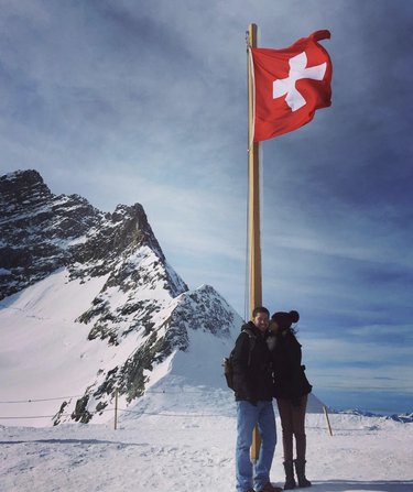 Our 1st international trip together in Switzerland!