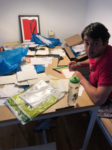 Nick bei der Arbeit...