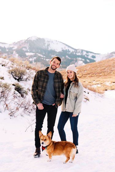Lisa and Edan near Guardsman's Pass.