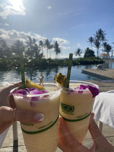 We made it to Maui today! Weather is perfect- we can’t wait to see everyone in a few days. Cheers!