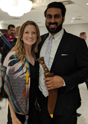 Celebrating Neil's accomplishments and successful completion of residency