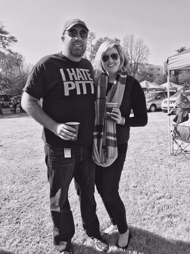 For those of you that know Nathan well, the shirt is pretty much his life motto. Go WVU!