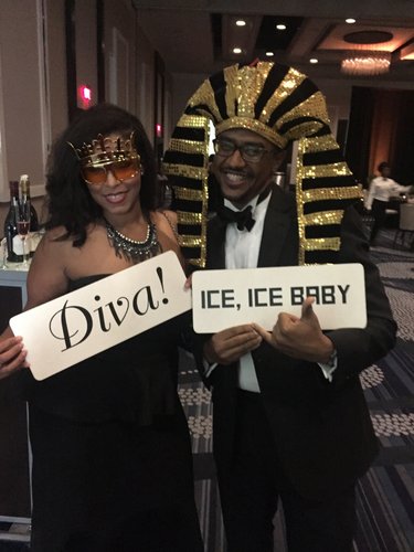 How fitting! More gala fun - Sept. 2016