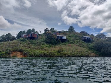 Our engagement hotel, Guatape