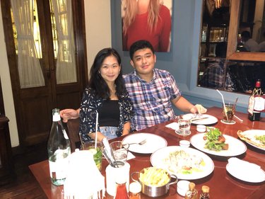 Dining at One of Our Favorite Restaurants