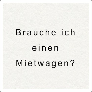 Unbedingt, da es auf Sizilien keine öffentlichen Verkehrsmittel wie Züge oder Busse gibt. Bei kürzeren Aufenthalten empfehlen wir das Zusammenschließen mit anderen Gruppen.